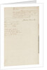 Nelson's secret memorandum, page three by Horatio Nelson