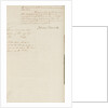 Nelson's secret memorandum, page three by Horatio Nelson