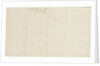 Nelson's secret memorandum, back page by Horatio Nelson