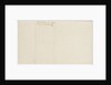 Nelson's secret memorandum, back page by Horatio Nelson