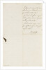 Letter from Napoleon Admiral Ganteaume, back page by Napoleon Bonaparte