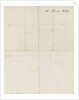 Letter from Nelson to Emma Hamilton, March 1805 by Horatio Nelson