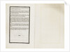 Complete order of ceremony of the funeral procession of Lord Nelson, 8 and 9 Jan 1806 by unknown