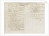 Letter from Decres to L. Bonaparte reporting the losses at the Battle of Trafalgar, 1805 by Louis Decres