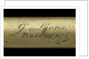 Pocket telescope - draw tube inscription by Godfrey Lyons