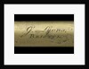 Pocket telescope - draw tube inscription by Godfrey Lyons