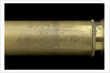 Pocket telescope - draw tube inscription by William & Frederick Newton