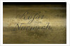 Pocket telescope - draw tube inscription by George Rossi