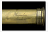 Pocket telescope - draw tube inscription by Jesse Ramsden