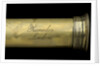 Pocket telescope - draw tube inscription by Jesse Ramsden
