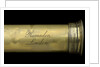 Pocket telescope - draw tube inscription by Jesse Ramsden