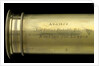 Adams's New Patent Portable Telescope - draw tube inscription by Adams