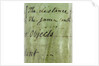 Pocket telescope - inscription by John Cuff