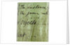 Pocket telescope - inscription by John Cuff