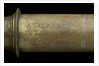 Portable telescope- draw tube inscription by John Gilbert