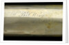 Officer of the Watch telescope- draw tube inscription by H. Ammersley