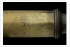 Day or night telescope- draw tube inscription by George Willson