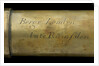Naval telescope - inscription by Matthew Berge