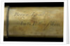 Naval telescope - inscription by Matthew Berge