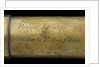 Naval telescope - inscription by Matthew Berge