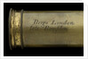 Naval telescope - inscription by Matthew Berge