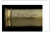 Naval telescope - inscription by Matthew Berge