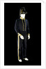 Full dress coat, dress trousers, and hat by Clancy
