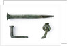 Two nails and a rivet by unknown