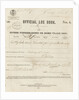 Official logbook of 'Cutty Sark' (1869) recording a voyage from London to China in 1870 under the command of Captain Moodie by unknown