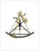 Sextant, brass - Gilbert & Wright - back by Gilbert & Wright