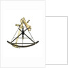 Sextant, brass - Gilbert & Wright - back by Gilbert & Wright