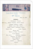 Second Class dinner menu from the last night on the RMS 'Titanic', 14 April, 1912, kept by survivor Mrs Bertha J. Marshall (nee Watt) by unknown