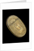A brass tobacco box, made in a curved shape to fit the pocket by Frank Pywell
