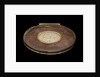 A tobacco box in copper, originally gilt,  engraved with roses by unknown