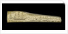Resin imitation of a whalebone pan bone plaque by Juratone Co. Ltd.