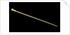 A whalebone walking stick with a brass ferule by William Tolley Brookes