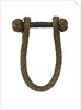 Two sea chest handles or beckets by unknown