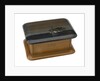 Wooden box lined with grey silk by Royal Naval Brigade personnel