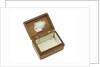 Wooden box lined with grey silk by Royal Naval Division sailor