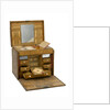 A straw work casket made by a Napoleonic prisoner of war held in England by French Armed Forces