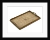 Oak tray carved with the badge of the Royal Naval Brigades by Royal Naval Brigade personnel
