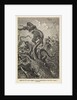 Illustration of giant squid attack from 'Twenty Thousand Leagues Under The Sea' by Alphonse-Marie-Adolphe de Neuville
