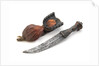Akan knife and sheath by unknown