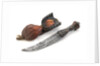 Akan knife and sheath by unknown