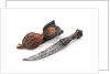 Akan knife and sheath by unknown