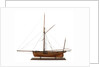 A two masted sailing vessel 'Dandy' (circa 1825) by unknown