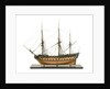 Ship of 60 guns, port broadside by John Hancock