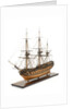 Ship of 60 guns, port three-quarter bow by John Hancock