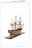 Ship of 60 guns, starboard stern quarter by John Hancock