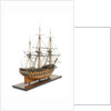 Ship of 60 guns, starboard stern quarter by John Hancock